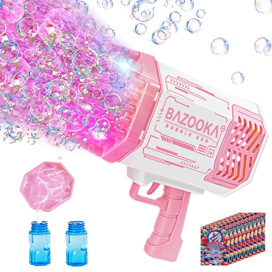 Amazon.com: Bubble Gun, Bazooka Bubble Machine Gun, Bubble